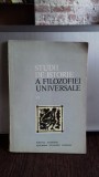 STUDII DE ISTORIE A FILOZOFIEI UNIVERSALE - LUCIAN STANCIU SI ALTII VOL. VI