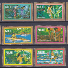 DB1 Niue 1979 Ocupatii Bastinasi 10 v. MNH Posta Aeriana