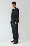 Medicine pantaloni culoarea negru, drept