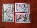 Serie Congo 1962 - Jocurile Sportive Africane , 3 valori