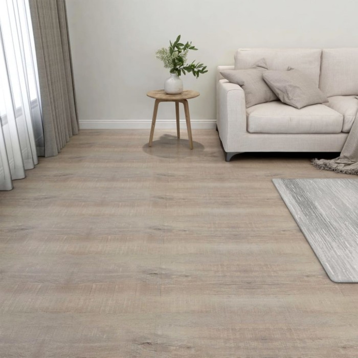 vidaXL Plăci de pardoseală autoadezive 20 buc. gri taupe, PVC, 1,86 m&sup2;
