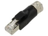 Adaptor EPIC&reg; DATA M12D4FS-INCABLE-RJ45MS, conexiune M12