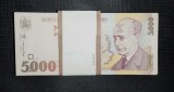 Romania 5000 lei 1998 P107b 100 buc UNC