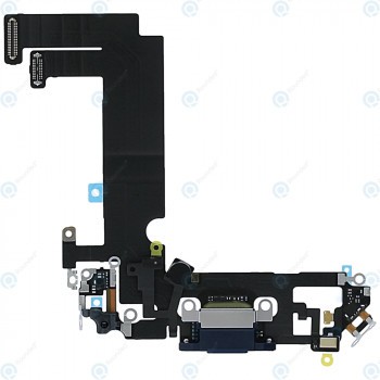 Conector de &amp;icirc;ncărcare flex blue pentru iPhone 12 mini foto