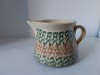 Carafa ceramica veche, vintage, 11cm inaltime x 12cm diametru,