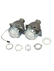 Lupe pentru far Bixenon Q5, D2S 3&quot; pentru far BMW E46, cu ornamente inclus
