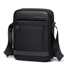 Geanta crossbody Business Arctic Hunter, cu bareta ajustabila, impermeabila, neagra, model AHK162 foto