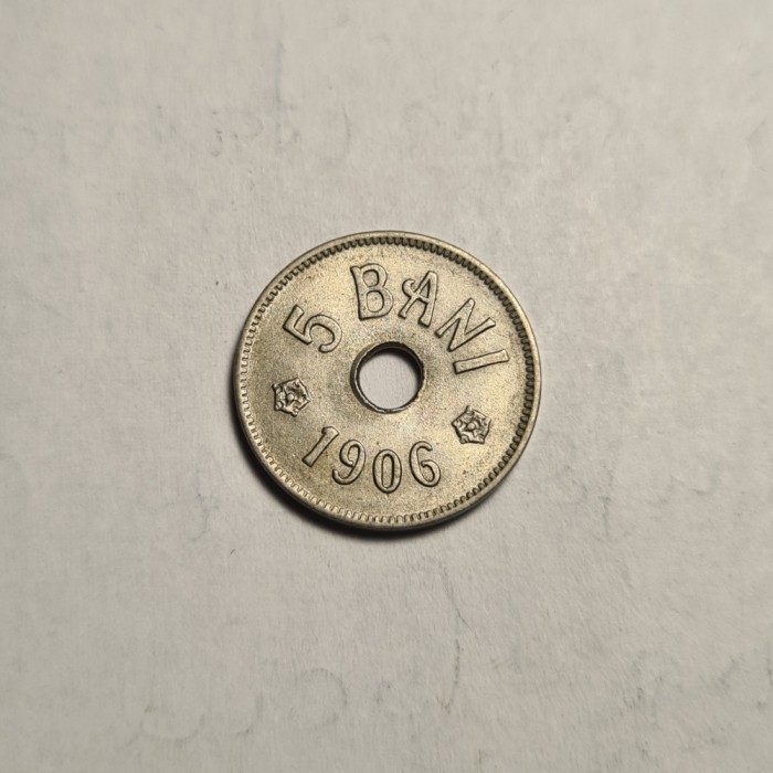 5 bani 1906 UNC Superb