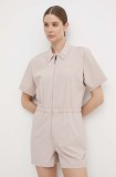 Picture costum sport Genohas Stretch culoarea roz, cu guler, WSH083