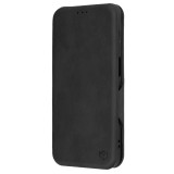 Husa tip carte pentru samsung galaxy a15, techsuit, inchidere magnetica, black