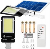 Lampa solara, putere 1500 W, 1000 LED-uri, suport pentru perete, stalp, complet rezistenta la fenomene meteo (protectie IP66), telecomanda inclusa, ne