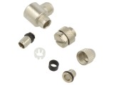 Conector M9 tată 2-Pin IP67 aurit