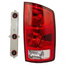 Stop spate lampa Dodge Ram, 01.2002-01.2006, spate, omologare SAE,cu suport bec, tip USA, 55077347AD; 55077347AF, Stanga