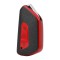 Husa Cheie Auto VW Golf 8, SmartKey, Tpu, Aspect Piele, Rosie
