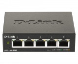 SWITCH D-LINK SMART 5 porturi Gigabit, carcasa metalica, &quot;DGS-1100-05V2&quot;