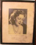 Cumpara ieftin GE - Fotografie foto tablou veche frumoasa Amorina fiica generalului Atanasie Trincu / 21 cm x 27 cm