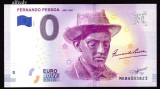 PORTUGALIA 2018 0 EURO SOUVENIR, Fernando Pessoa, UNC