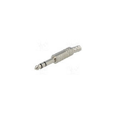 Conector jack, Jack 6,3mm, 3 contacte, tata, {{Producator}} -