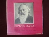 DISC VINIL - J. BRAHMS - TRIO NR 2 IN DO MAJOR SI RAPSODIA NR 2 CU ION VOICU