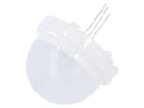 LED 20mm Roșu/Verde 120&deg; Convex 3 Terminale