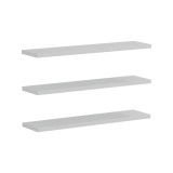 Cumpara ieftin Set 3 rafturi de perete Divar Pako World Alb 60x14.5x1.8 cm