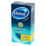 Prezervative clasice cu senzație naturală Unimil NATURAL+ 12 buc.