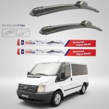 Cumpara ieftin Ștergătoare Ford Transit Mk7 Minibus (2006&ndash;2009) TeamCar&reg; &ndash; Flat | Set față
