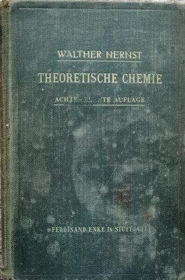Theoretische Chemie - Walther Nernst ,556600 foto