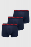 HUGO boxeri 3-pack bărbați, culoarea bleumarin 50492375