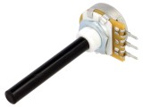 Potențiometru axial 100k&Omega; 0,4W linear 6mm