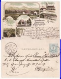 Ocna Sibiului, Cisnadioara, Sibiu- rara- Litografie 1895