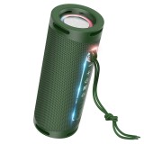 Cumpara ieftin Boxa Portabila Bluetooth 5.1, Hoco Pulse, Iluminare Led, Tws, Verde - Hc9