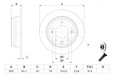 BOSCH 0 986 479 508 Disc frana