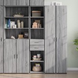 VidaXL Dulap &icirc;nalt, gri sonoma, 40x42,5x185 cm, lemn prelucrat