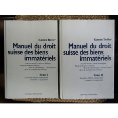 Manuel du droit suisse des biens immateriels 2 VOL. - Kamen Troller
