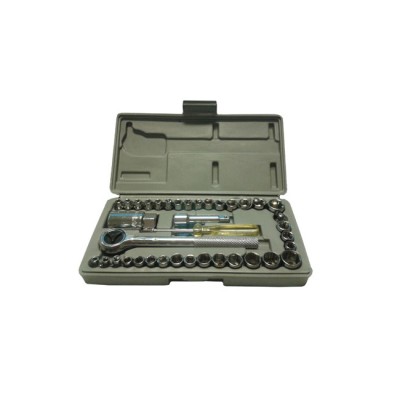 Trusa scule tubulare Homasita, 1/4&amp;#039;&amp;#039; - 3/8&amp;#039;&amp;#039;, 40 piese foto