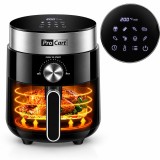 Cumpara ieftin Friteuza cu aer cald AirFryer ProCart 1200W 2.5L Display Digital LED Negru-Gri