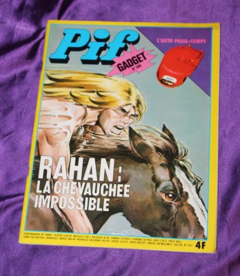 Pif Gadget 340 nr de colectie&amp;ndash; Rahan La chevauchee impossible foto