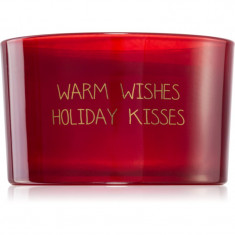 My Flame Winter Wood Warm Wishes Holiday Kisses lumânare parfumată 13x9 g