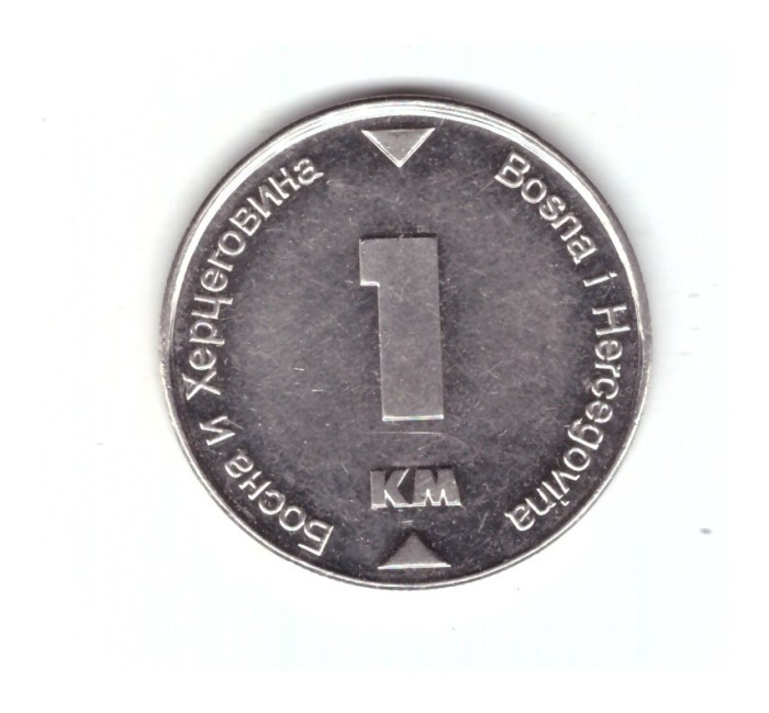Moneda Bosnia Hertegovina 1 marka/marca convertibila 2000, stare foarte buna