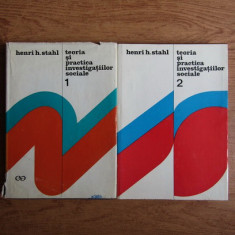 Teoria si practica investigatiilor sociale 2 volume/ Henri H. Stahl