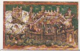 Bnk cp Manastirea Vatra Moldovitei - Asediul Constantinopolului - necirculata, Printata, Suceava