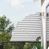 Ecran de intimitate pentru balcon Antracit și alb 160 x 160 cm