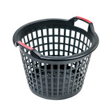 Cos pentru depozitare/transport Polonia, 25 l, 290 x 420 x 285 mm, plastic, Negru