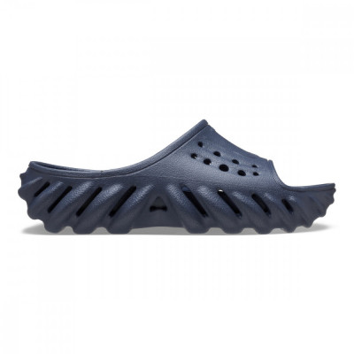 Papuci Crocs Echo Slide Kids Albastru - Storm foto