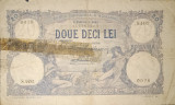 SD0007 Romania 20 lei Februarie 1923