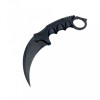 Cutit karambit de vanatoare IdeallStore&reg;, Comando Specialist, teaca si snur de agatat, 18.5 cm, negru