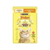Friskies Adult, hrana umeda pentru pisici, Pui, 85 g