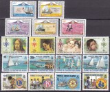 Turks Caicos 1979 -1981 4 serii complete MNH w74, Nestampilat