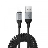 Cablu Date si Incarcare USB-A - Lightning HOCO X121, 27W, 1.5m, Negru